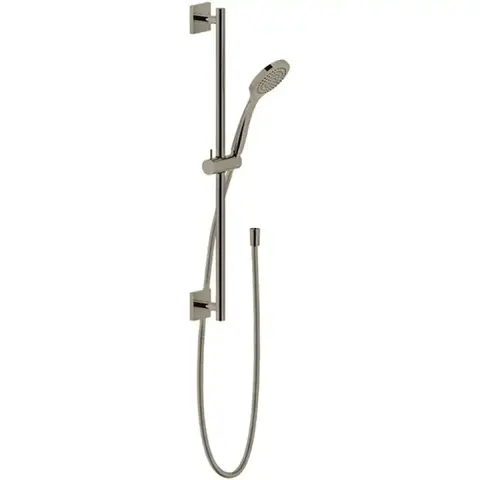 Gessi Emporio shower 47314#149 Штанга в комплекте с душевой лейкой легкой очистки, шланг 1,50 м, цвет: Finox Brushed Nickel