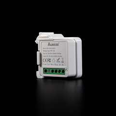 Крепление боковое для реле Aubess на динрейку Тuya Аubess Mini Smart Switсh, белое