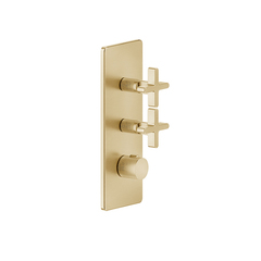 Gessi Inciso 58224#246 Встраиваемый термостатический смеситель на 2 источника, резьба 3/4
