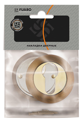 Накладка под цилиндр ET.R.RM54 (ET RM) SN/CP-3 матовый никель/хром