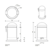 Decor Walther 0608176 Урна, цвет: хром