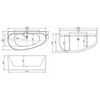 Allen Brau Priority 2.31005.20B/AM Акриловая ванна, 160x78, цвет: белый