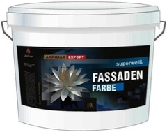 «FASSADEN FARBE» - краска фасадная, водостойкая, супербелая, матовая 10л (под заказ) (48)