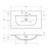 BelBagno Marino MARINO-CER-N-800-2C-SO-NL-P Тумба под раковину подвесная, 80x45.5, цвет: чёрный