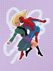 Акриловый стенд "Spider-Man & Gwen"