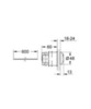 GROHE 38771000 Клавиша смыва для унитаза дистанционная