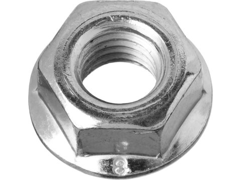 ЗУБР DIN 6923, кл. пр. 6, M6, цинк, 14 шт, гайка с фланцем (303636-06)