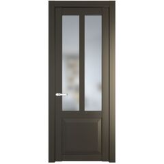 Межкомнатная дверь эмаль Profil Doors 1.8.2PD перламутр бронза остеклённая