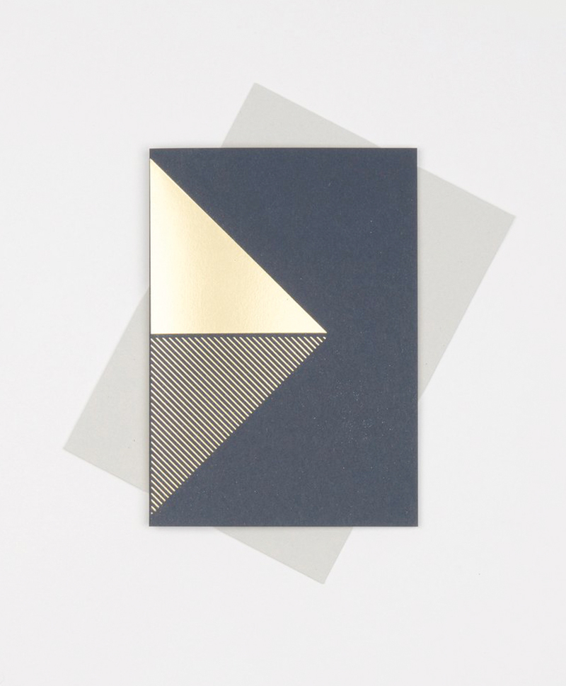 Открытка Reflex Card Brass & Navy