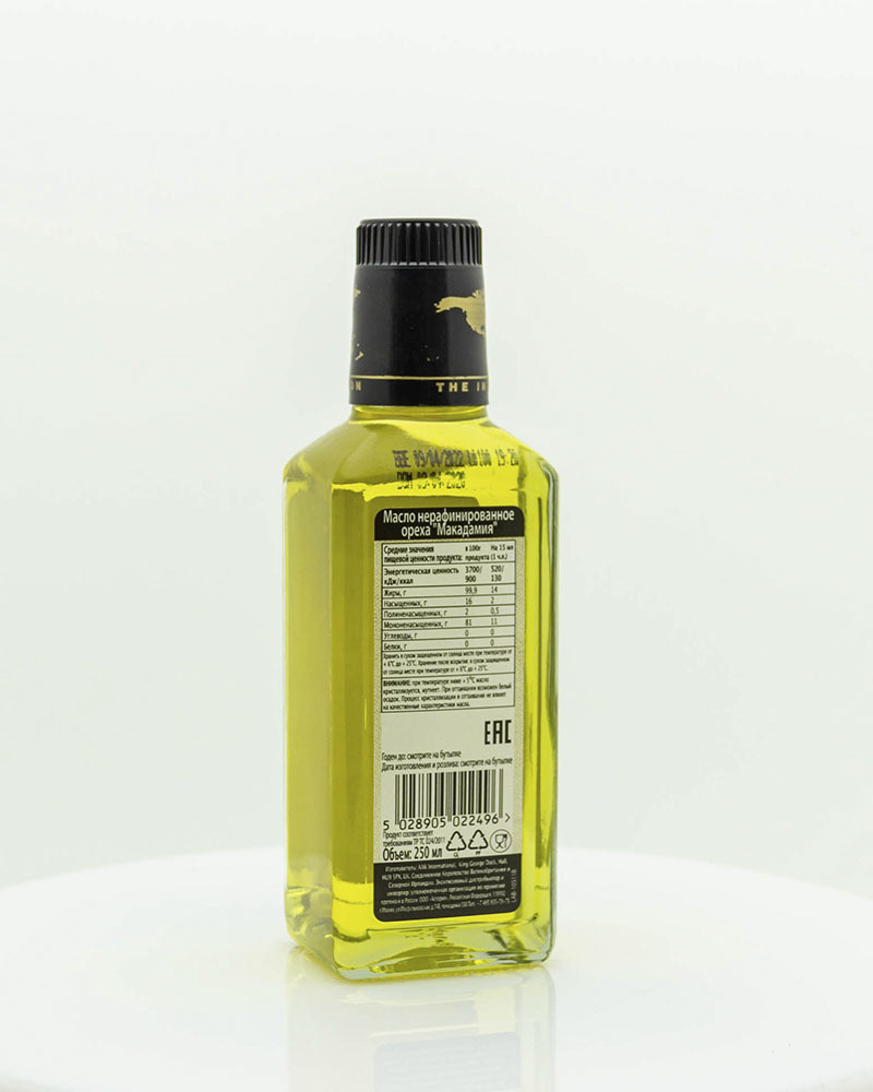 Масло ореха Макадамия International Collection 250 мл
