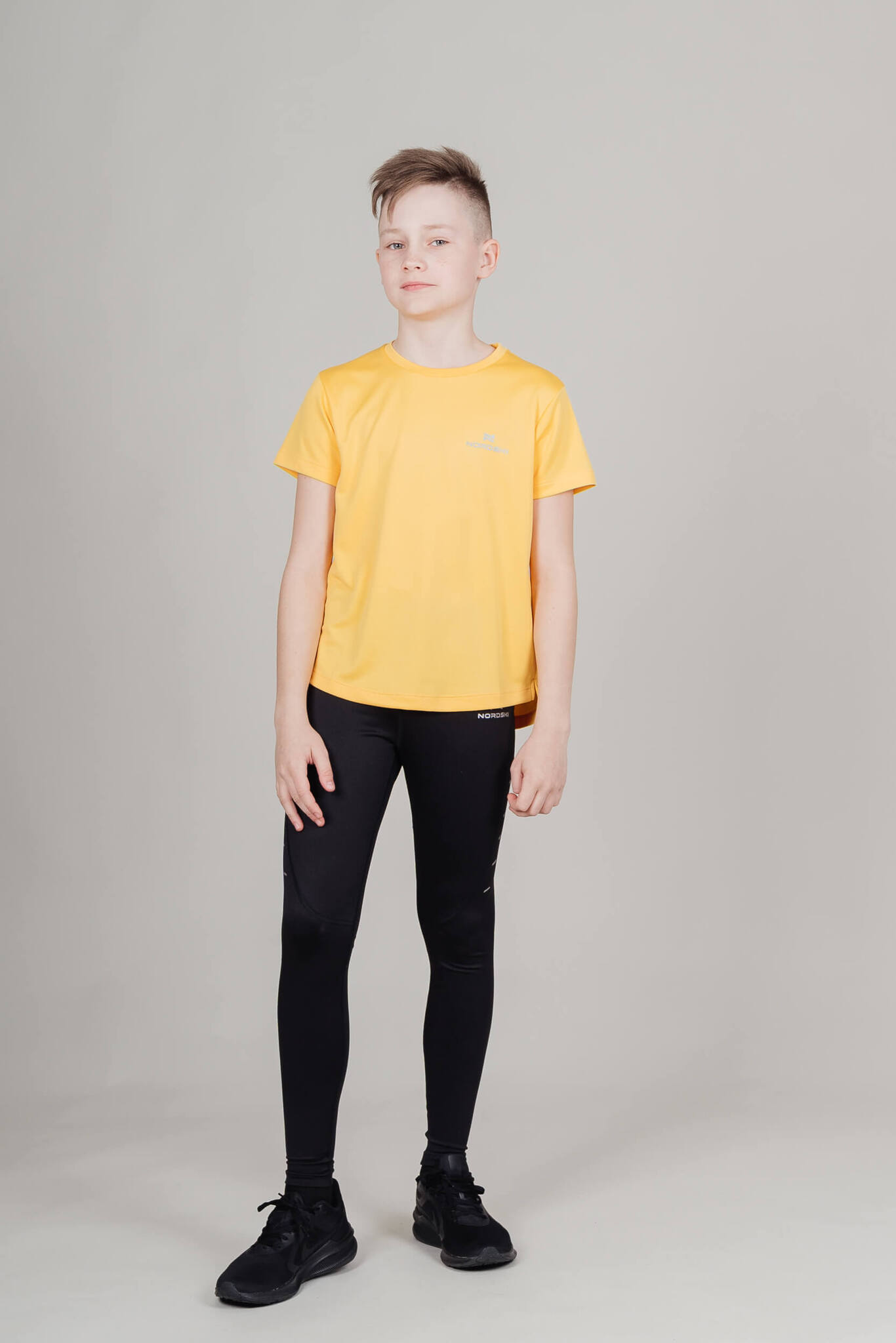 Детская спортивная футболка Nordski Jr Run apricot - 8