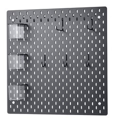 Перфорированная доска IKEA SKADIS (СКОДИС), Черный, 56x56 см