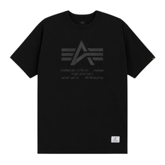 Футболка Alpha Industries Relaxed Coordinates Tee Black (Черный)