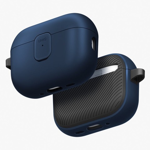 Чехол Uniq Clyde Case для AirPods Pro 3, Синий | Royal Blue/Dark Grey