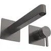 BelBagno DEL2.0-BLVM-GM-W0 Смеситель для раковины встраиваемый с внутренней частью, без донного клапана, оружейная сталь