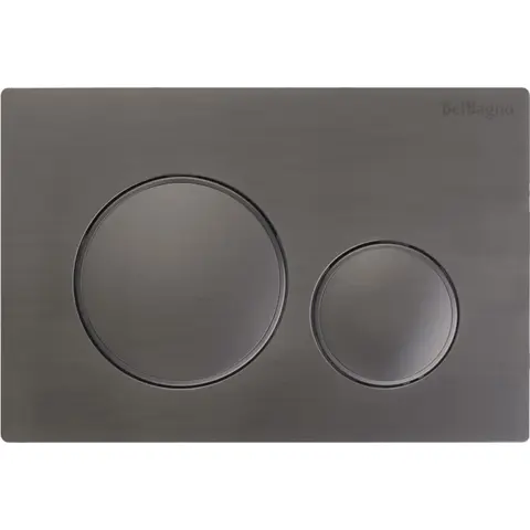 BelBagno BB-17C-GM Кнопка смыва, оружейная сталь