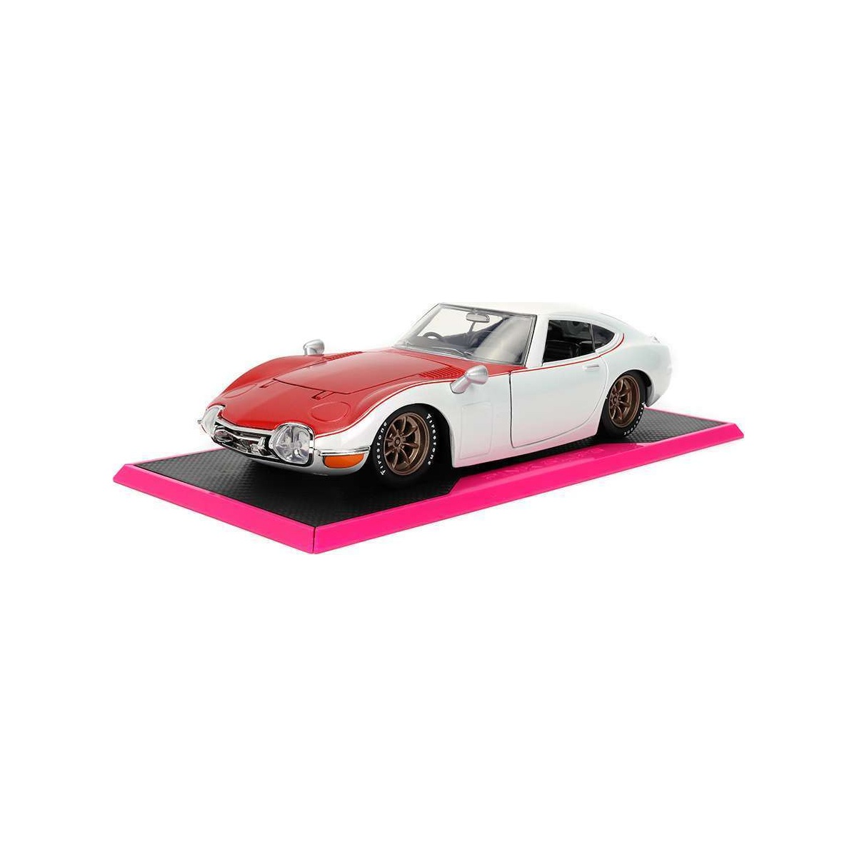 Модель автомобиля Jada 1:24 Pink Slips 1967 Toyota 2000GT Starlight Pearl White 36029