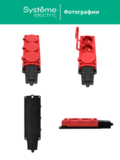 Колодка удлинителя 3-м 16А IP44 MultiSet 2P+E 250В каучук красн. SE MST4123RD — фото 9