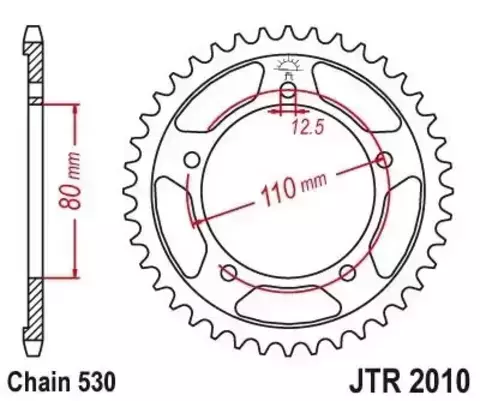 Звезда ведомая JTR2010 45