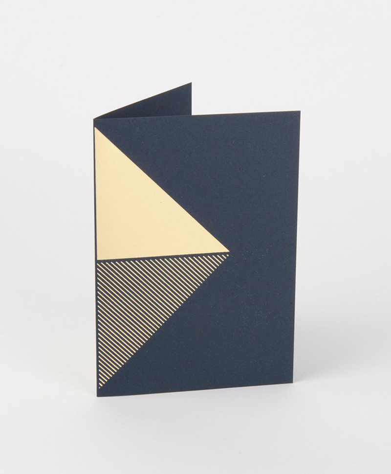 Открытка Reflex Card Brass & Navy