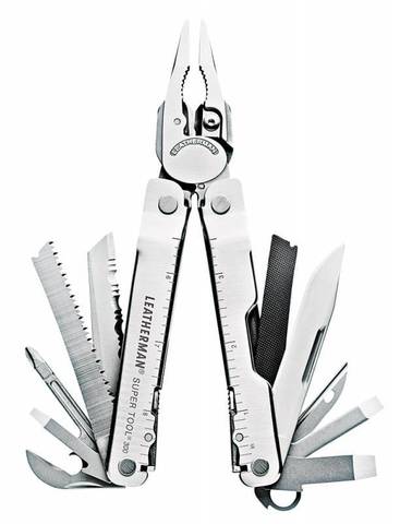 Мультитул Leatherman Super Tool 300 115 mm, 19 функций, серебристый, кробка картонная (831183)
