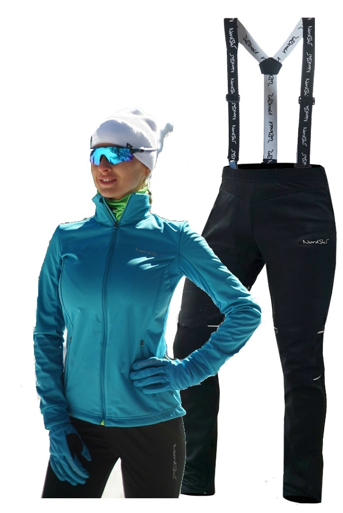 Nordski Motion Premium разминочный лыжный костюм женский Breeze