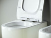 Ceramica Nova Metropol CN4004 Напольный пристенный унитаз-соло с ультра тонким сидением с функцией плавного закрытия, цвет: белый