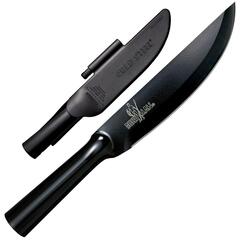 Фото Нож с фиксированным клинком Cold Steel Bushman, сталь SK-5, рукоять сталь, черный