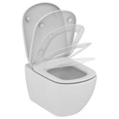 Унитаз подвесной безободковый Ideal Standard Tesi Aquablade T007901+сиденье T352701