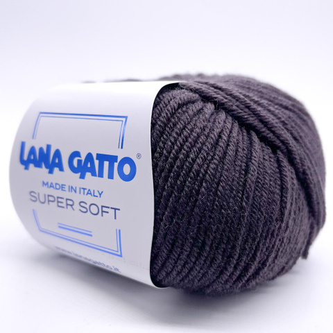 Пряжа Lana Gatto Supersoft 9426 темный шоколад
