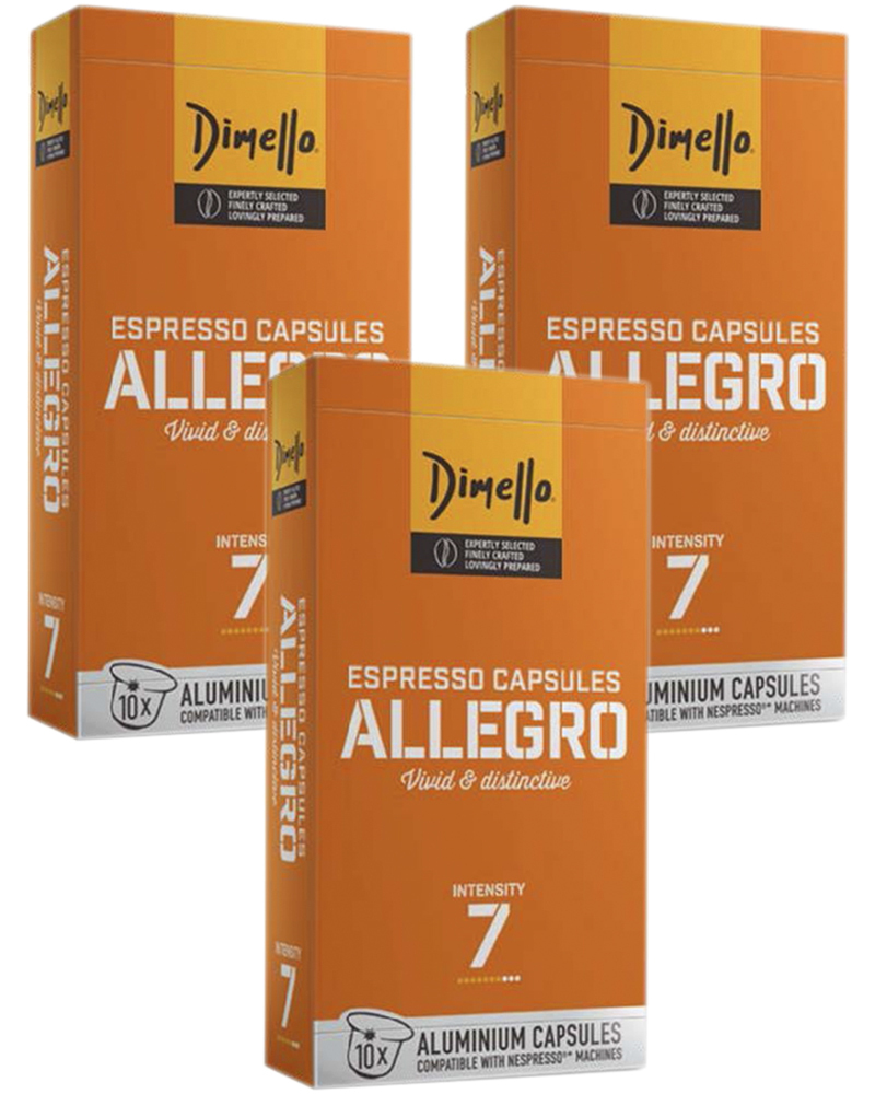 Dimello Кофе в капсулах Allegro 10 шт. - 3 уп.