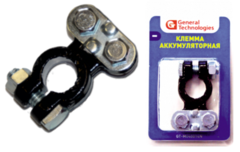 Клемма General Technologies для аккумулятора "-" GT-M040014N (свинец) 12 / 144