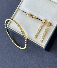 Браслет тонкий BEE Chaumet BEE white/yellow VGOLD