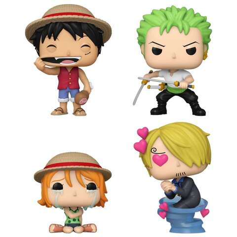 Funko POP! One Piece: Luffy/Zoro/Nami/Sanji