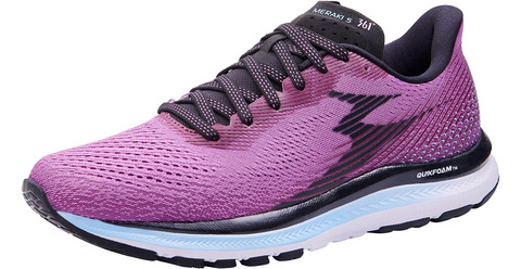 Кроссовки беговые 361-MERAKI 5 Purple/Black женские