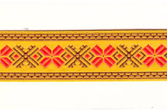 Тесьма жаккард, с1852, рис.9081, ш. 2,2 см