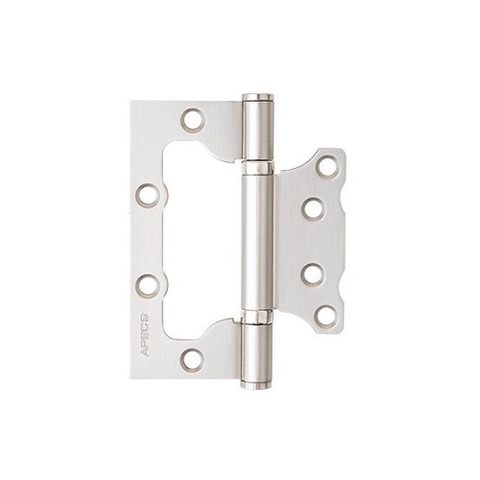 Петля дверная накладная APECS 100х75х2,5-B2 Steel NISM супер. мат.никель (1шт)