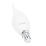 Лампа светодиодная LED 7вт Е14 белый матовая свеча на ветру LB-97 25761 FERON — фото 4
