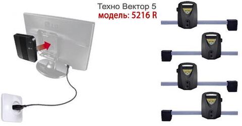 Инфракрасный стенд сход-развал Техно Вектор 5 5216 R PRRC