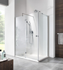 Roca Metropolis MP3416012M Дверь распашная 1600x1950, прозрачное стекло, профиль хром