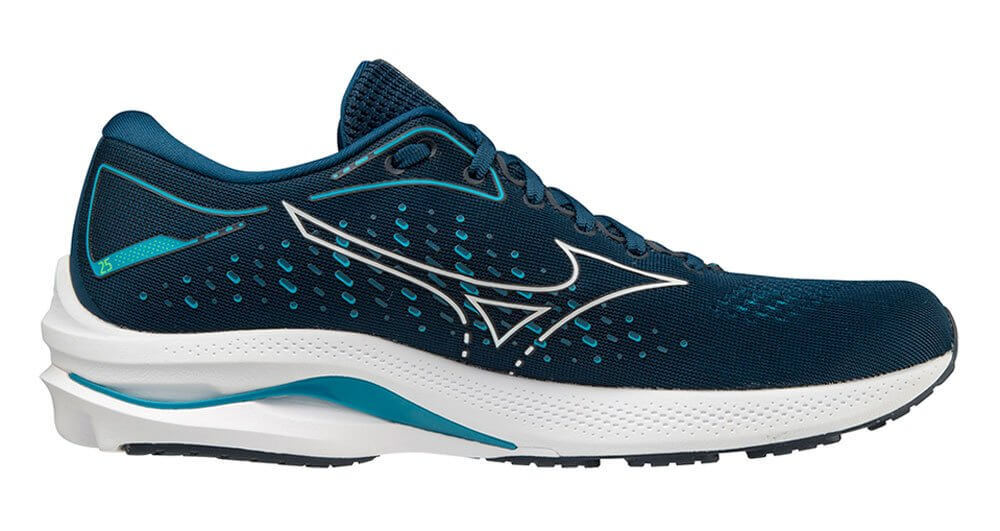 Мужские кроссовки для бега Mizuno Wave Rider 25 темно-синие