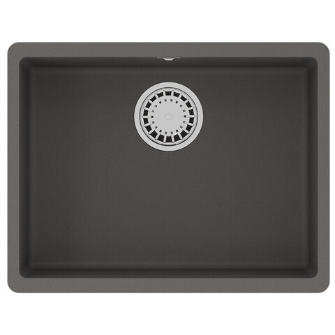 Lemark Sinara 9910077 Кухонная мойка 540-U подстольного монтажа из кварцгранита цвет: Серый шёлк