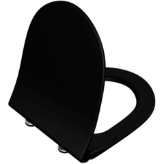 VitrA Sento 120-083-009 Сиденье для унитаза Черное матовое с Микролифтом фото