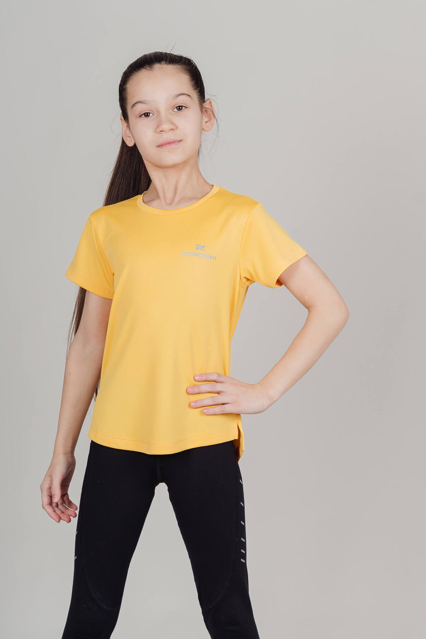 Детская спортивная футболка Nordski Jr Run apricot - 4