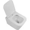BelBagno Due BB7107CHR/SC Унитаз подвесной безободковый, с сиденьем дюропласт soft close, цвет: белый