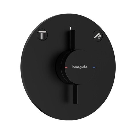 Hansgrohe DuoTurn S 75418670 Смеситель для ванны, однорычажный, для 2 потребителей, скрытого монтажа, мч