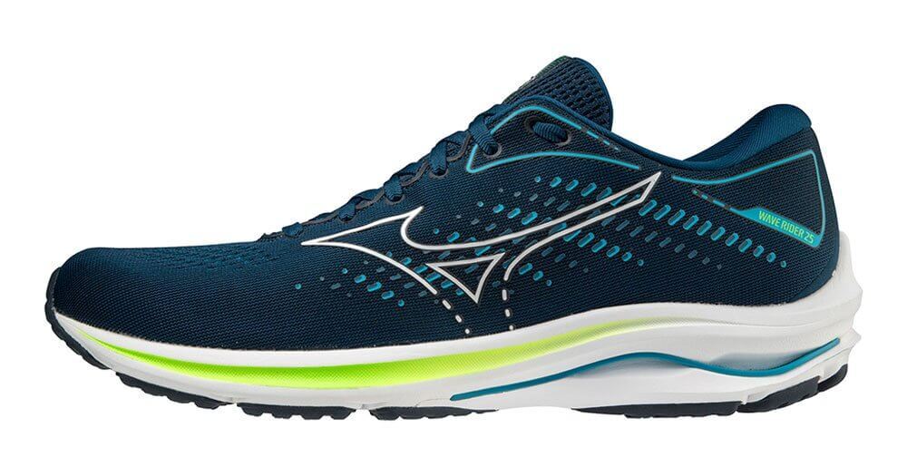 Мужские кроссовки для бега Mizuno Wave Rider 25 темно-синие - 5