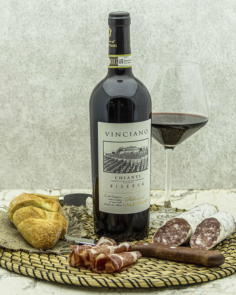 Вино Fattoria di Calappiano Кьянти Ризерва Виничиано Красное Сухое 2015 г.у. 13,5% 0,75 л, Италия