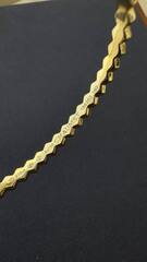 Браслет тонкий BEE Chaumet BEE white/yellow VGOLD