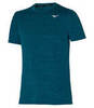 Mizuno Impulse Core Tee беговая футболка мужская dark blue - 1